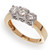 Three Stone Ladies Diamond Ring Three Stone Ladies Diamond Ring