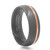 Lashbrook Damascus Steel & Rose Gold Wedding Band - KOBE