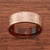 14k Distressed Rose Gold with Natcoco Wood Sleeve Mens Wedding Band by Lashbrook Designs 14k Distressed Rose Gold with Natcoco Wood Sleeve Mens Wedding Band by Lashbrook Designs