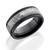 Lashbrook Meteorite, Zirconium & Diamond Wedding Band - VESTA Lashbrook Meteorite, Zirconium & Diamond Wedding Band - VESTA
