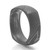 Lashbrook Damascus Steel Square Wedding Band - Argon