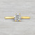 Old European Cut Diamond 14K Yellow Gold Crown Diamond Solitaire Old European Cut Diamond 14K Yellow Gold Crown Diamond Solitaire