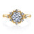 18kt White Gold and Diamond Star Engagement Ring by Parade