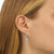 Rhythm of Love Diamond Silver Earrings