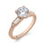 Carizza Rose Gold Diamond Engagement Ring Carizza Rose Gold Diamond Engagement Ring