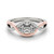 Skylar - Two Stone Diamond Ring with Rose Gold Skylar - Two Stone Diamond Ring with Rose Gold