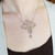 Florence - Edwardian Vintage Diamond, Silver & 14k Yellow Gold Necklace Florence - Edwardian Vintage Diamond, Silver & 14k Yellow Gold Necklace