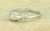 Clementine - Vintage 14K White Gold and Diamond Ring
