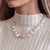 14k Yellow Gold White Coin Pearl Strand 14k Yellow Gold White Coin Pearl Strand