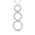 10kt White Gold and Diamond Circle Design Necklace 10kt White Gold and Diamond Circle Design Necklace