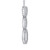 10kt White Gold and Diamond Circle Design Necklace 10kt White Gold and Diamond Circle Design Necklace