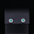 Emerald & Diamond Halo Earrings