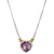 Heart Gemstone Vahan Necklace