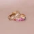 Ombre Sapphire Scattered Raindrop Ring