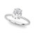 Hidden Halo Oval Diamond Engagement Ring Hidden Halo Oval Diamond Engagement Ring