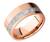 Rose Gold Meteorite Men's Band Rose Gold Meteorite Men's Band