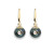 Galatea Diamond in Black Pearl Drop Earrings Galatea Diamond in Black Pearl Drop Earrings