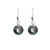 Galatea Diamond in Black Pearl Drop Earrings Galatea Diamond in Black Pearl Drop Earrings