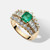 Estate Emerald and Diamond Cocktail Ring Estate Emerald and Diamond Cocktail Ring