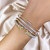 Gold Beaded Ends Bracelet by Alwand Vahan
