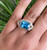 Alwand Vahan Blue Topaz & Diamond Ring