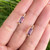 14K Yellow Gold Amethyst Diamond Earrings 14K Yellow Gold Amethyst Diamond Earrings