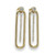 14K Yellow Gold Diamond Drop Earrings 14K Yellow Gold Diamond Drop Earrings