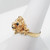 Vintage 14K Yellow Gold Lion Sapphire Ring Vintage 14K Yellow Gold Lion Sapphire Ring
