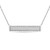 14K White Gold Diamond Bar Necklace by Bassali 14K White Gold Diamond Bar Necklace by Bassali