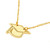 14K Yellow Gold Graduation Cap Necklace