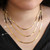 14k Yellow Gold Herringbone Chains - 3mm