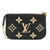 Louis Vuitton Mini Pochette Black Beige Accessory Pouch (with Handle) Louis Vuitton Mini Pochette Black Beige Accessory Pouch (with Handle)