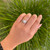 Vintage 18K White Gold Filigree Engagement Ring with .73ct Old European Cut Diamond Vintage 18K White Gold Filigree Engagement Ring with .73ct Old European Cut Diamond