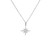 14K Gold Diamond Cluster North Star Necklace 14K Gold Diamond Cluster North Star Necklace