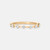14K Yellow Gold Diamond Spaced Band 14K Yellow Gold Diamond Spaced Band