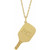 Sterling Silver Pickleball Necklace