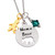 Milestone Moments Sterling Silver Birthstone Necklace Charms