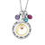 Milestone Moments Sterling Silver Birthstone Necklace Charms