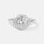 18K White Gold 1930's Old European Cut Diamond Ring