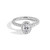 Verragio 14K White Gold Oval Halo Engagement Ring