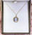 Vintage 14K Gold & Mother of Pearl Cameo Necklace, 18"