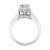 ArtCarved Lavender 14k White Gold & Diamond Engagement Ring