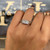 Vintage 14K White Gold Two-Stone Old Euro Diamond Ring