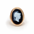 Vintage 1900s 10K Gold & Black Onyx Cameo Ring