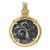 14K Gold and Sterling Silver Tree of Life Medallion Coin Pendant