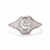 Vintage Platinum & .51ct Old European Cut Diamond Filigree Ring