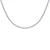 14K White Gold Lab Grown Diamond 3 Prong Tennis Necklace, 15ctw