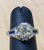 Early 1900s Vintage Platinum, Diamond & Sapphire Engagement Ring