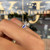 Early 1900s Vintage Platinum, Diamond & Sapphire Engagement Ring