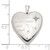 Sterling Silver Love To The Moon Diamond Heart Locket
